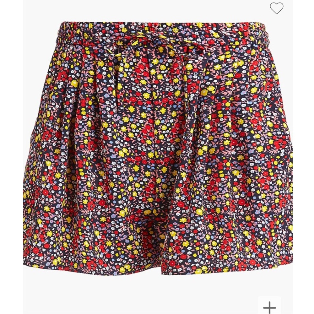 NWT, J Crew Mercantile Floral Elastic Waist Shorts